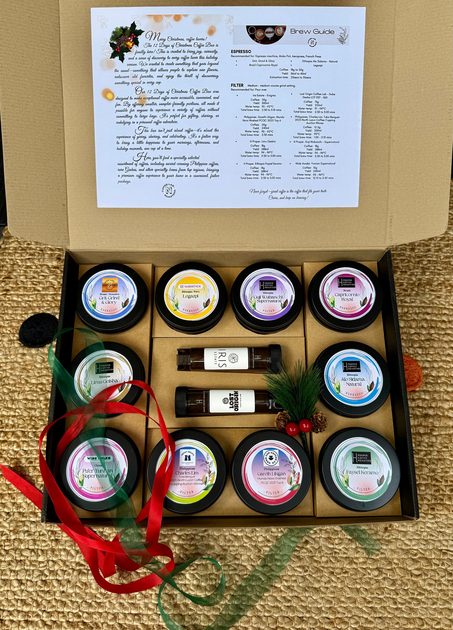 12 Days of Christmas Coffee Box