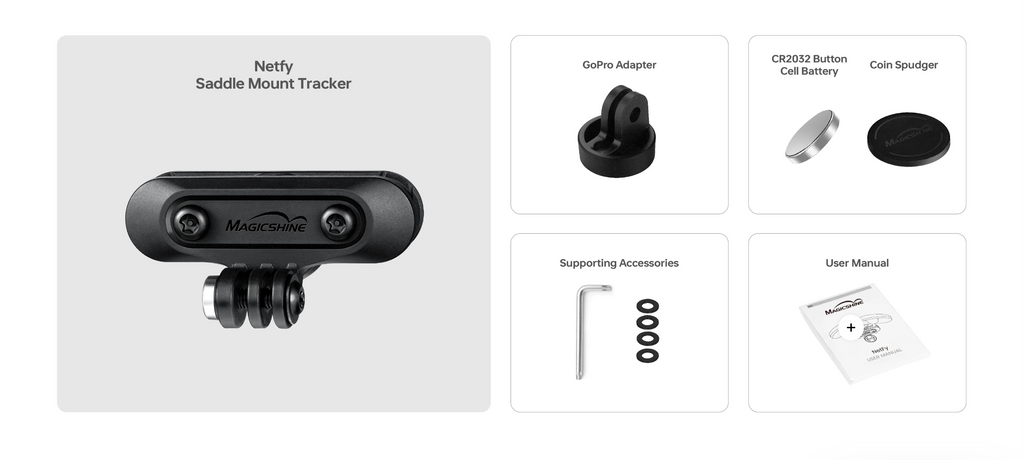 MagicShine NETFY Saddle Mount Bike Tracker